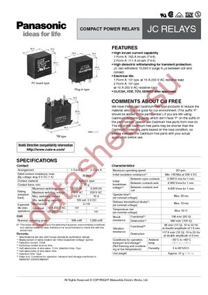 JC1AF-DC24V-F datasheet  